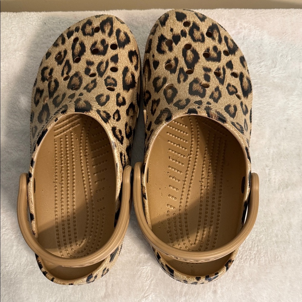 Leopard Print Womens Crocs
